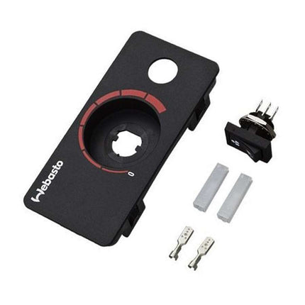 Webasto Drehschalter-Einbaublende für Standheizung – Schwarz, Robust, Präzise Montage