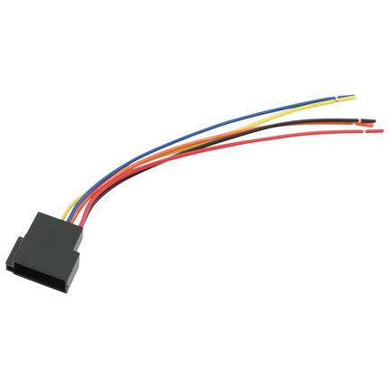 ISO-Buchse schwarz für Autoradios