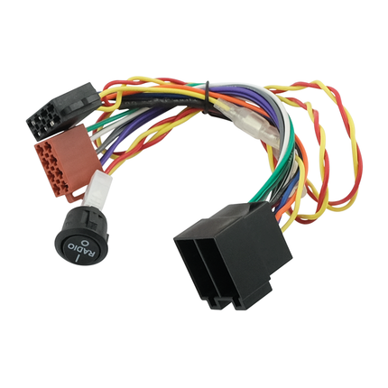 Autoradio-Adapterkabel ISO - ISO mit Schalter