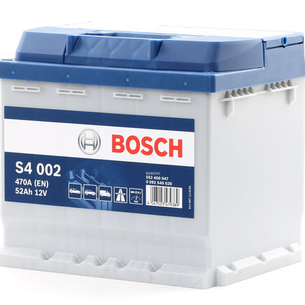 BOSCH Starterbatterie 12V 552 400 047 52Ah S4 002 H4