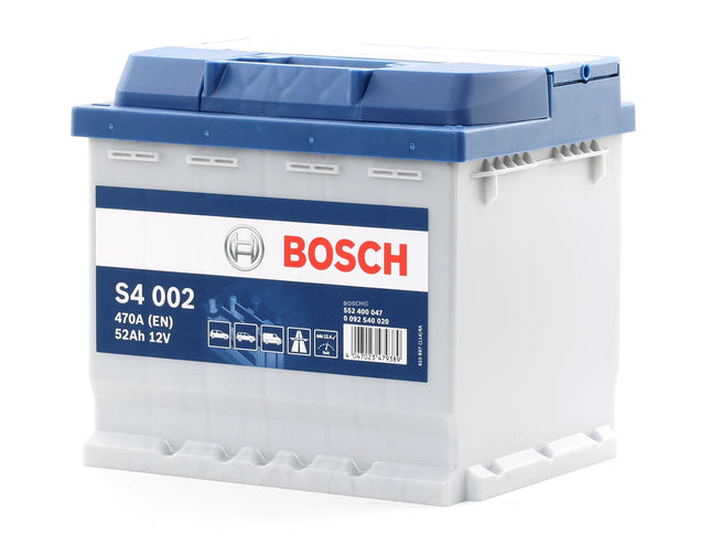 BOSCH Starterbatterie 12V 552 400 047 52Ah S4 002 H4