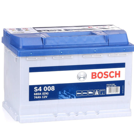 BOSCH Starterbatterie 12V 574 012 068 74Ah S4 008 H6