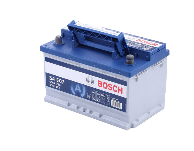 BOSCH Starterbatterie 12V 565 500 065 65Ah S4 E07 EFB T6