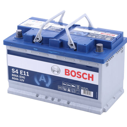 BOSCH Starterbatterie 12V 580 500 080 80Ah S4 E11 EFB H7