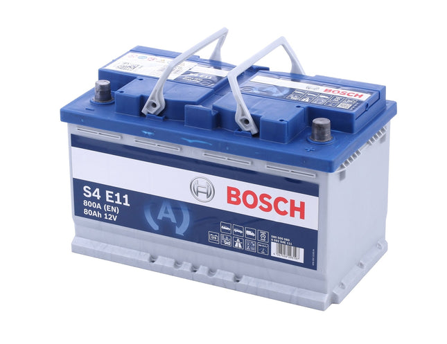 BOSCH Starterbatterie 12V 580 500 080 80Ah S4 E11 EFB H7