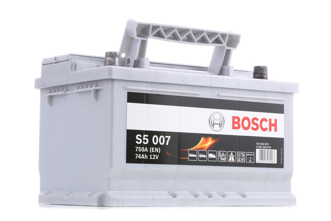 BOSCH Starterbatterie 12V 574 402 075 74Ah S5 007 T6