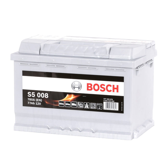 BOSCH Starterbatterie 12V 577 400 078 77Ah S5 008 H6