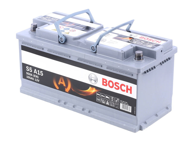 BOSCH Starterbatterie 12V 605 901 095 105Ah S5 A15 AGM H9