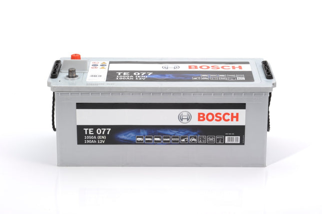BOSCH Starterbatterie 12V 690 500 105 190Ah TE 077 EFB