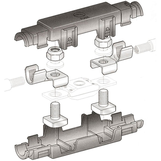 Sicherungshalter fliegend für MEGA