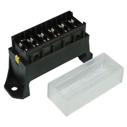 Stecksicherungsdosen 6-pol. transparent