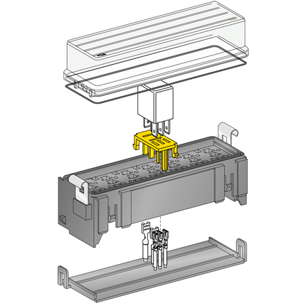 MTA Relaisdose für 7 Microrelais