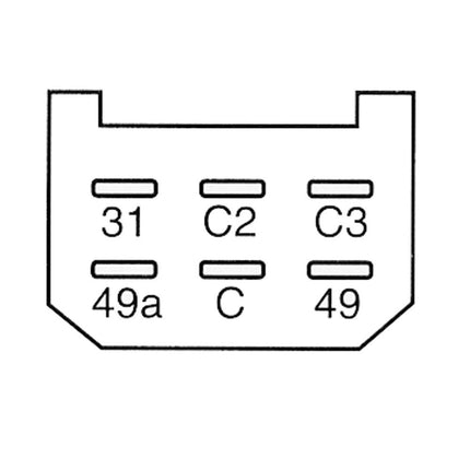 Blinkgeber 12 V 2 + 1 + 1 (8) x 21 W