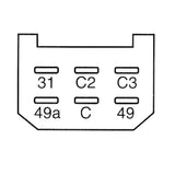 Blinkgeber 12 V 2 + 1 + 1 (8) x 21 W 016012LED