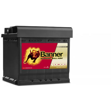 Banner Running Bull AGM 550 01 - Hischier Auto AG