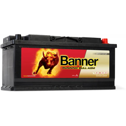 Banner Running Bull AGM 605 01 - Hischier Auto AG