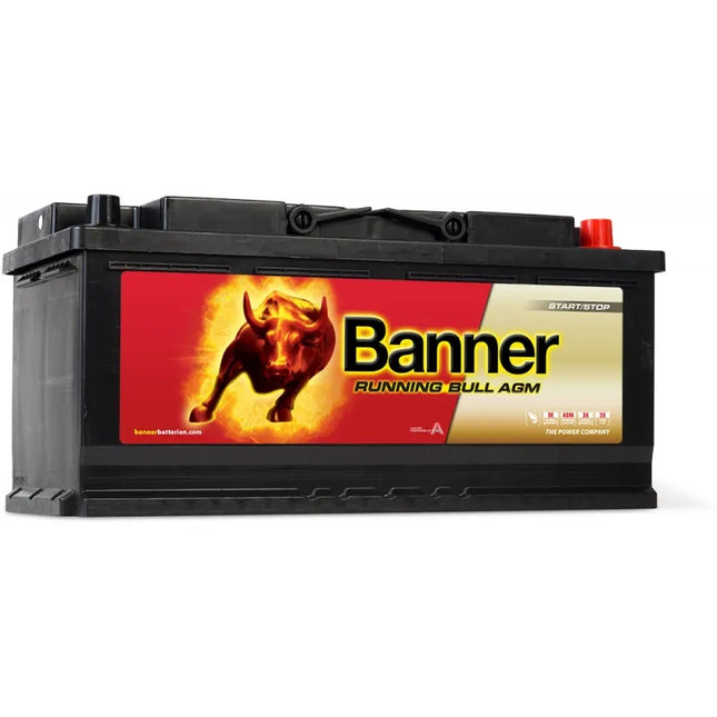 Banner Running Bull AGM 605 01 - Hischier Auto AG