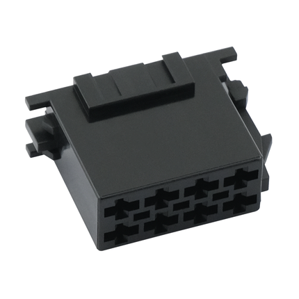 ISO-Stecker schwarz für Autoradios