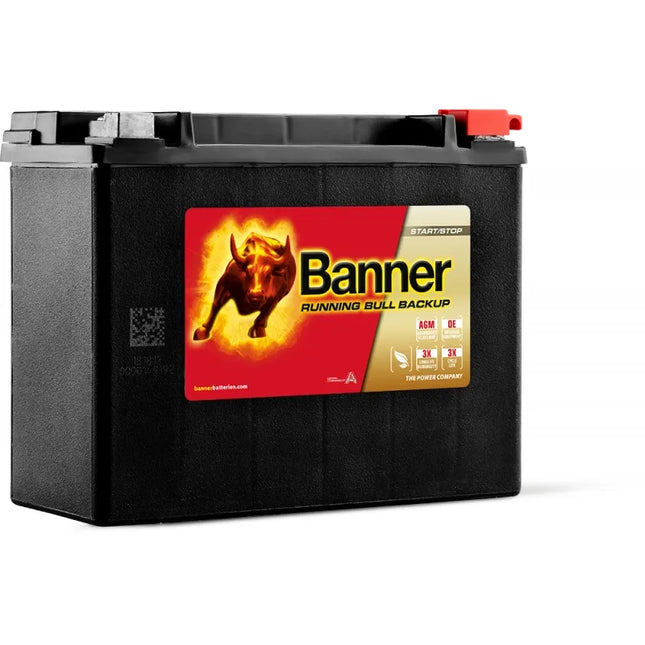 Banner Running Bull BACKUP 518 01 / AUX 18L - Hischier Auto AG