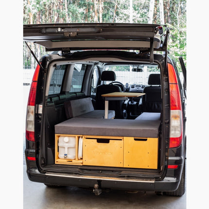 Moonbox Campingbox mit Tisch Van/Bus 115cm Modify Natur Moonbox