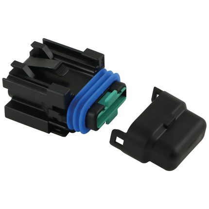 Stecksicherungsdose ATO, mit Deckel wassergesch. 1-pol 30 A