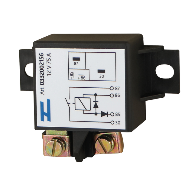 Relais Typ Bosch 12 V 75 A mit Lösch- und Sperrdiode
