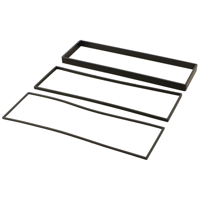 Distanzrahmenset für DIN-1-Autoradio