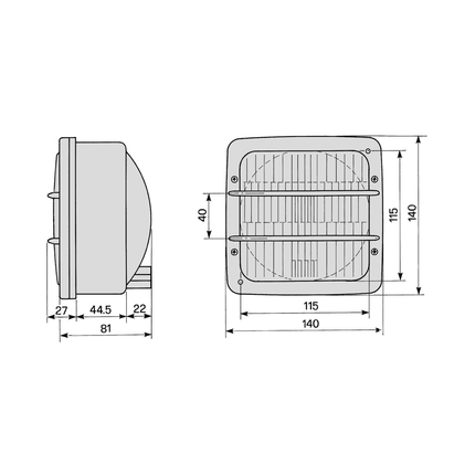COBO - Einbauscheinwerfer