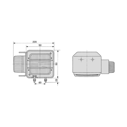 COBO - Hauptscheinw. mit Blinker