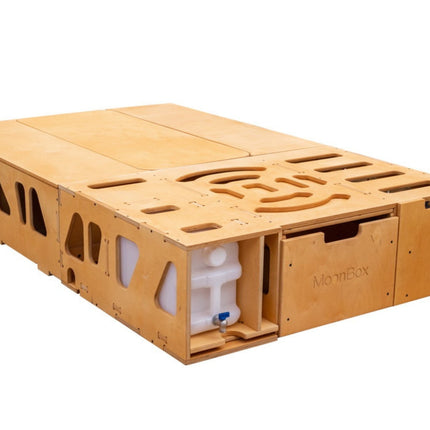 Moonbox Campingbox mit Tisch Van/Bus 124cm Modify Natur Moonbox