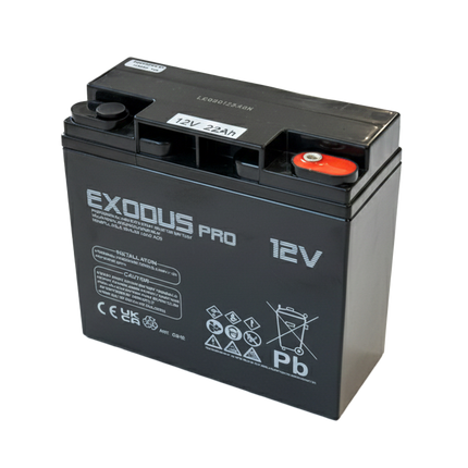 AGM-Batterie 12 V, 2'500 A, 22 Ah für Booster LEProf - 1 - Stück Diverse