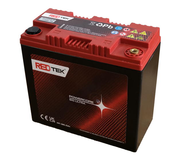 AGM-Batterie 12 V, 3'100 A, 25 Ah für Booster LeProfDeluxe3100 & LETRUCK 12/24 V - 0815 - 1 - Stück Diverse