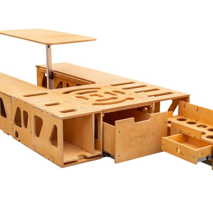 Moonbox Campingbox mit Tisch Van/Bus 115cm Modify Natur Moonbox