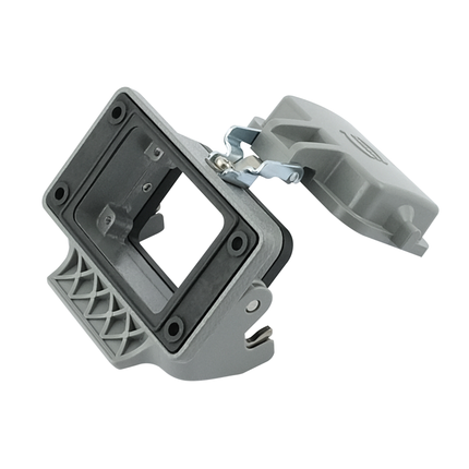 Harting - Han 6B Sockelgehäuse mit Deckel, IP67 09300061308 - Hischier Auto AG