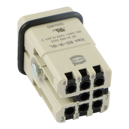 Harting - Han 8D Stiftkontakte 8-pol. 09360082632 - Hischier Auto AG