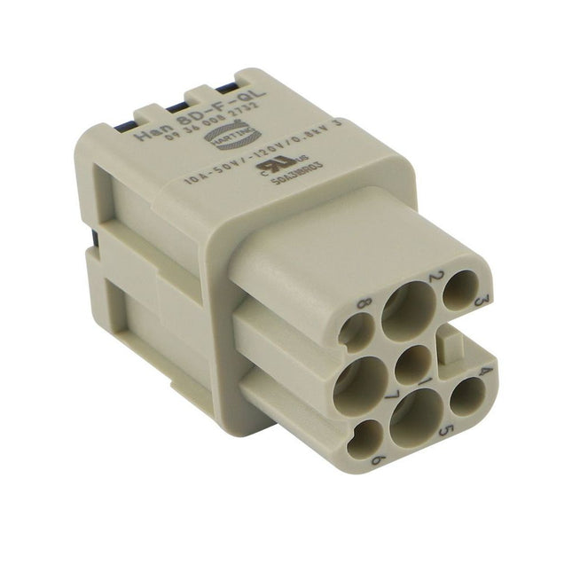 Harting - Han 8D Buchsenkontakte 8-pol. 09360082732 - Hischier Auto AG