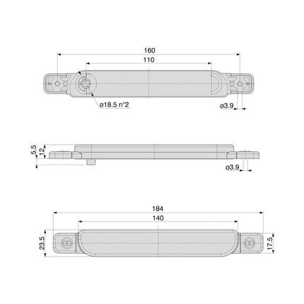 COBO – LED-Positionsheckleuchte, 24 V - 1008812 - 1 - Stück Cobo