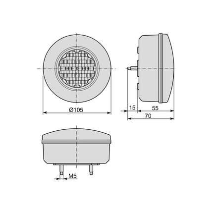COBO Vordere Blink-Positionsleuchte  L + R 1011024
