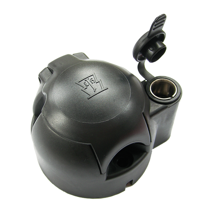 Anhängersteckdose 7-pol. mit Zusatzsteckdose