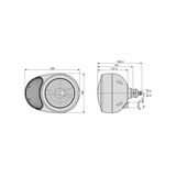 COBO - Scheinwerferkombination H4 rechts 1013416
