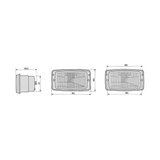 COBO - Einbauscheinwerfer L + R 1015541