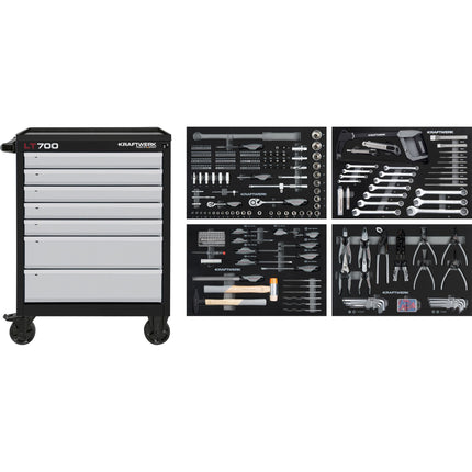 LT LINE Werkstattwagen LT 700, 7 Schubladen, 337-tlg. 102.107.203 - Hischier Auto AG