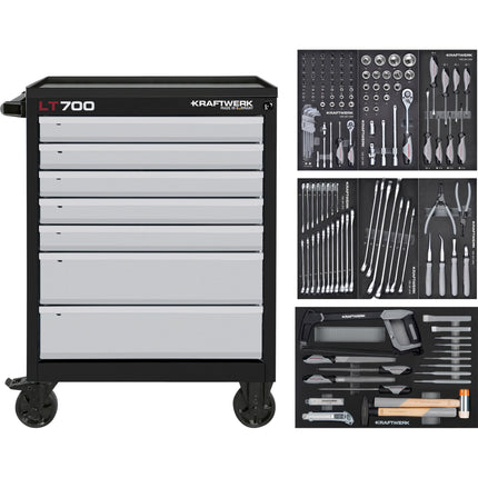 LT LINE Werkstattwagen LT700, 7 Schubladen, 155-tlg. 102.107.205 - Hischier Auto AG