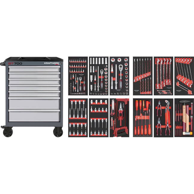 Werkstattwagen BT700 7 Schubladen Swiss Line 219-tlg. 102.117.201 - Hischier Auto AG
