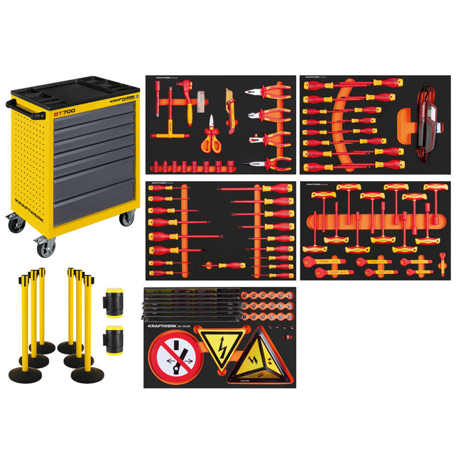 VDE Werkstattwagen BT700, 124-tlg. inkl. Barriere 102.117.431 - Hischier Auto AG
