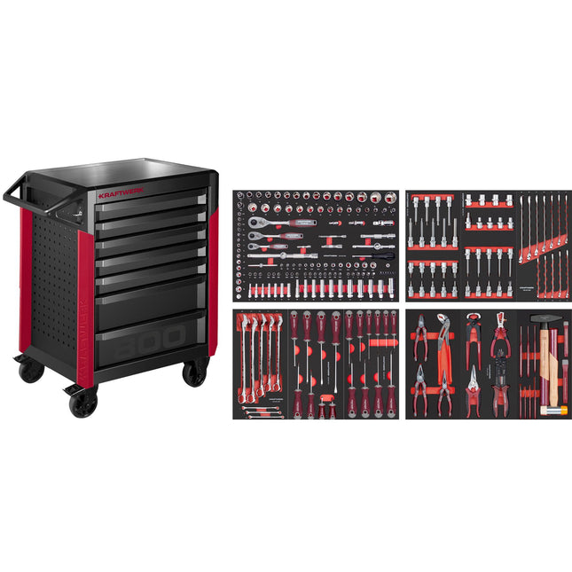 PRO LINE Werkstattwagen PT800 7 Schubladen 220-tlg. 102.417.004 - Hischier Auto AG