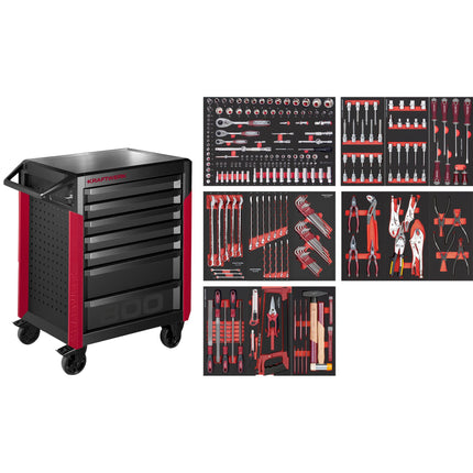 PRO LINE Werkstattwagen PT800 7 Schubladen 274-tlg. 102.417.006 - Hischier Auto AG