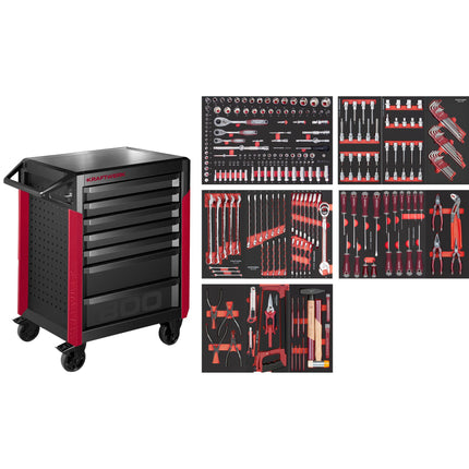 PRO LINE Werkstattwagen PT800 7 Schubladen 283-tlg. 102.417.009 - Hischier Auto AG