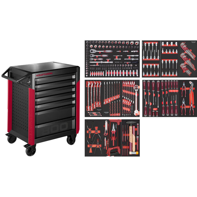 PRO LINE Werkstattwagen PT800 7 Schubladen 283-tlg. 102.417.009 - Hischier Auto AG