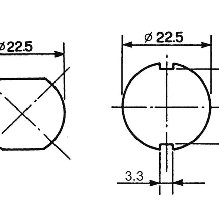 COBO – Zündschalter, 0 - 1 – 2 - 1021072 - 1 - Stück Cobo